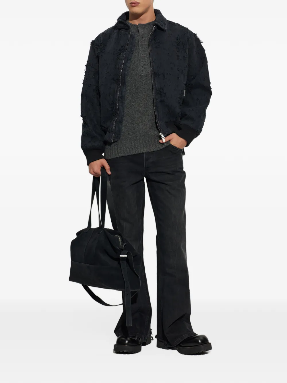 Represent Flared jeans Zwart