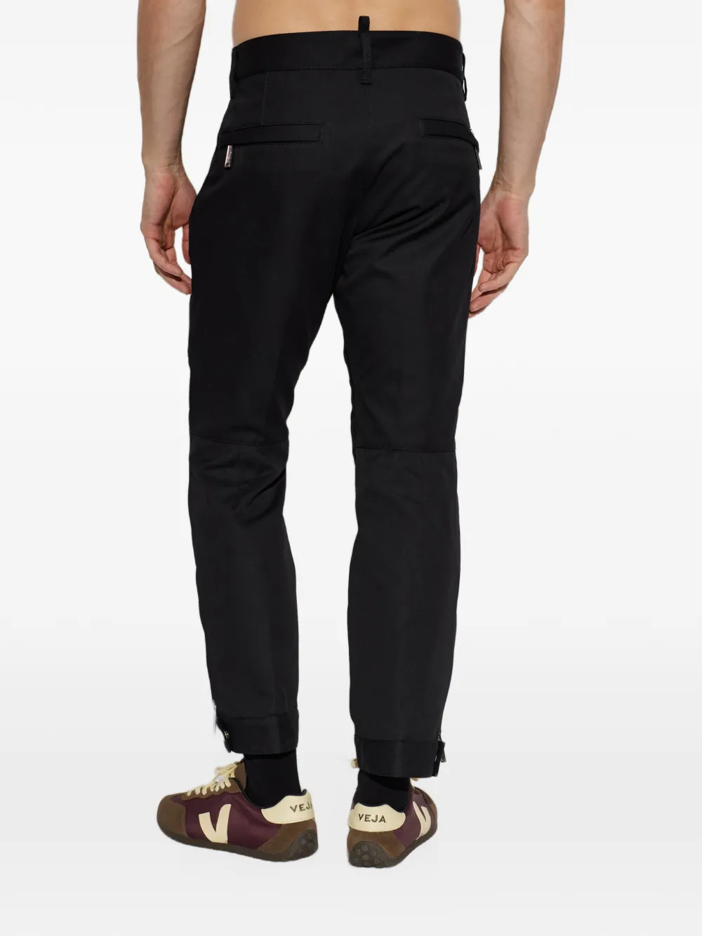 DSQUARED2 Skiers stitched-panel ski trousers Zwart