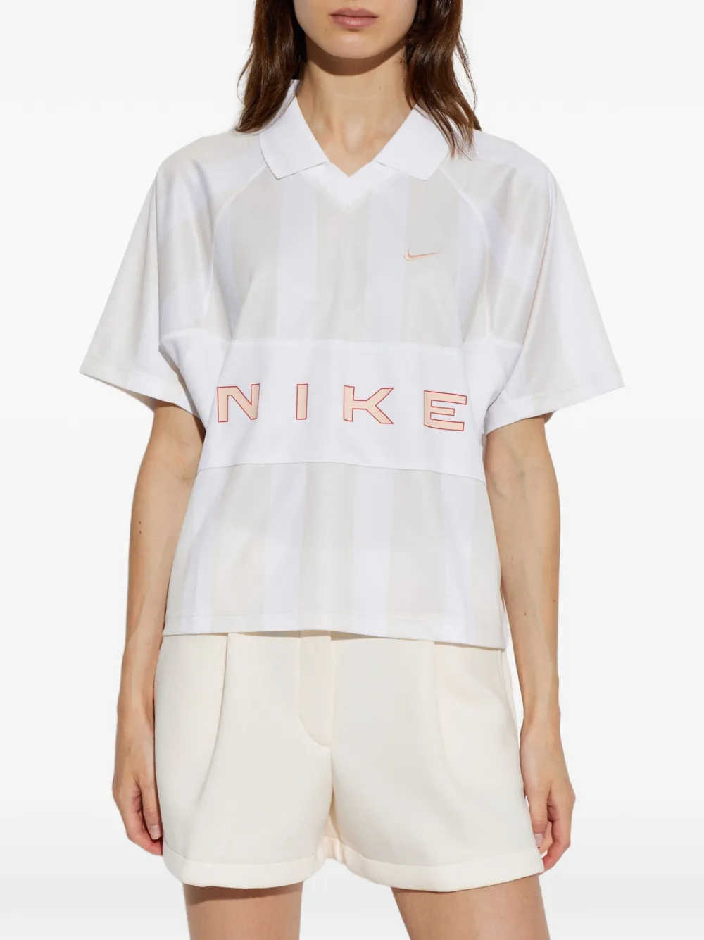 Nike oversized jersey Wit