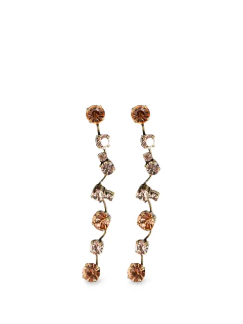 Forte Forte crystal-embellished drop earrings