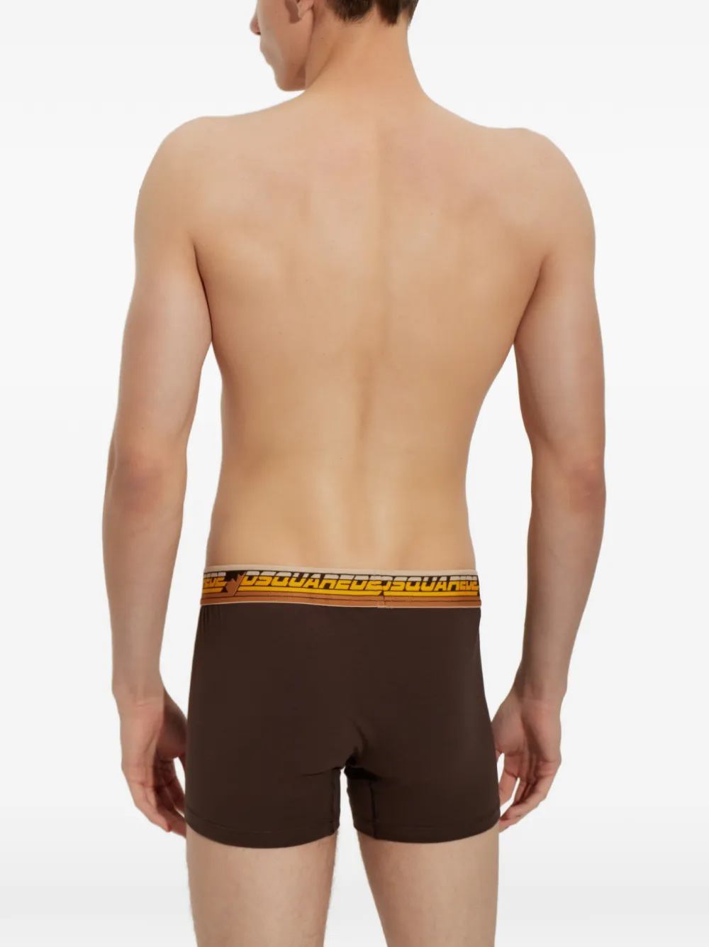DSQUARED2 Dominate Your Sport logo-waistband boxers Bruin