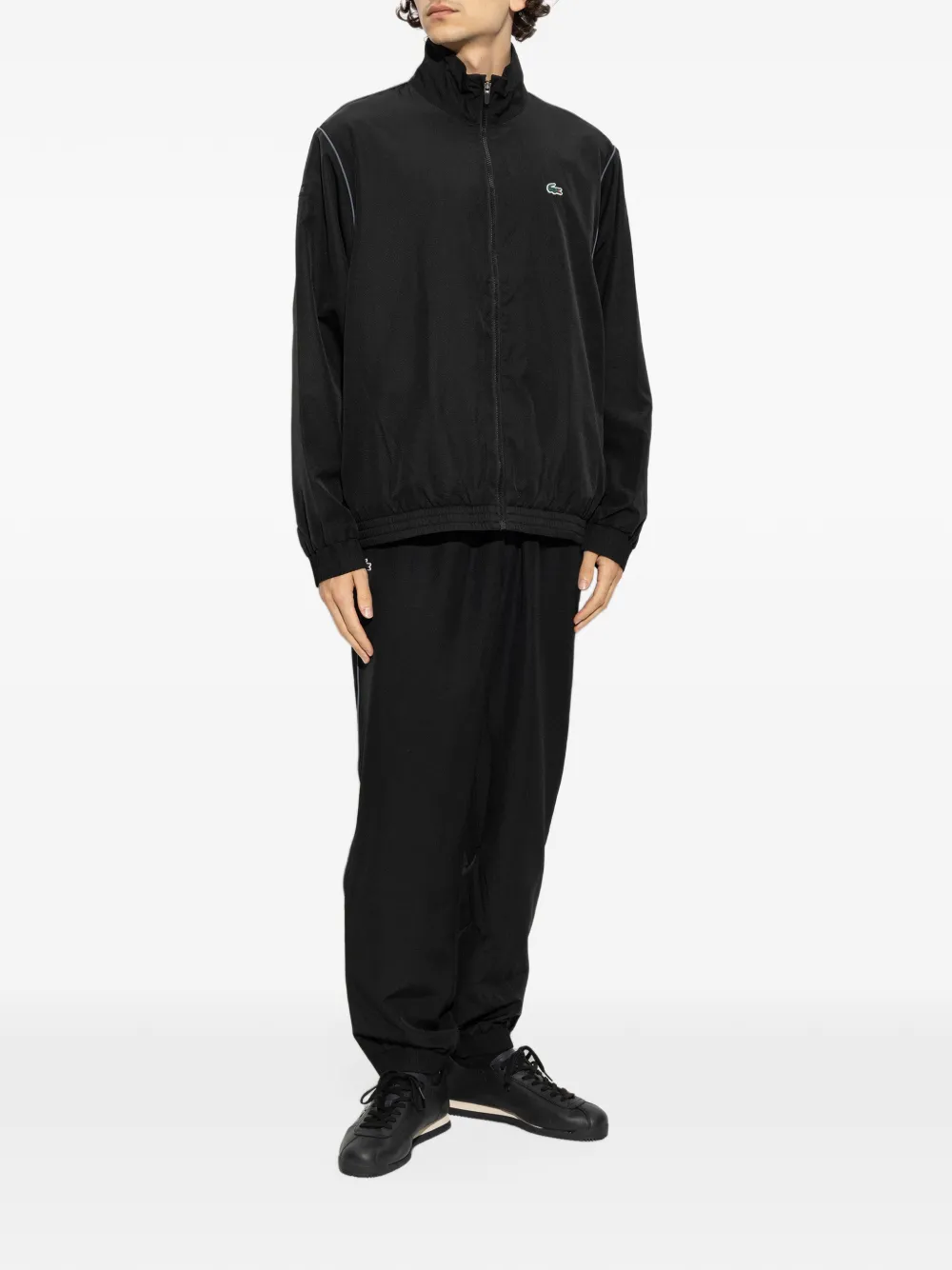 Lacoste Trainingspak met logopatch Zwart