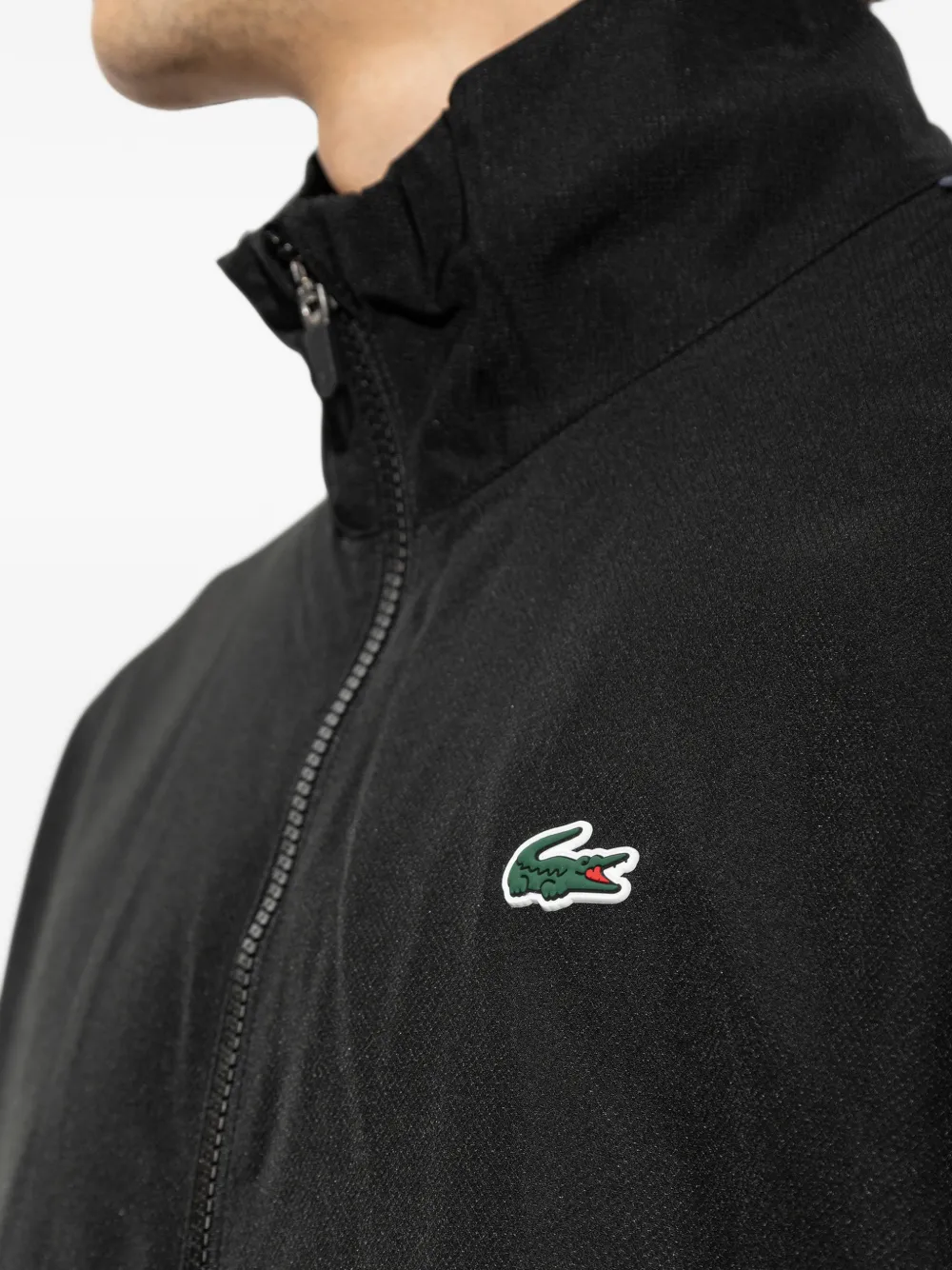 Lacoste Trainingspak met logopatch Zwart