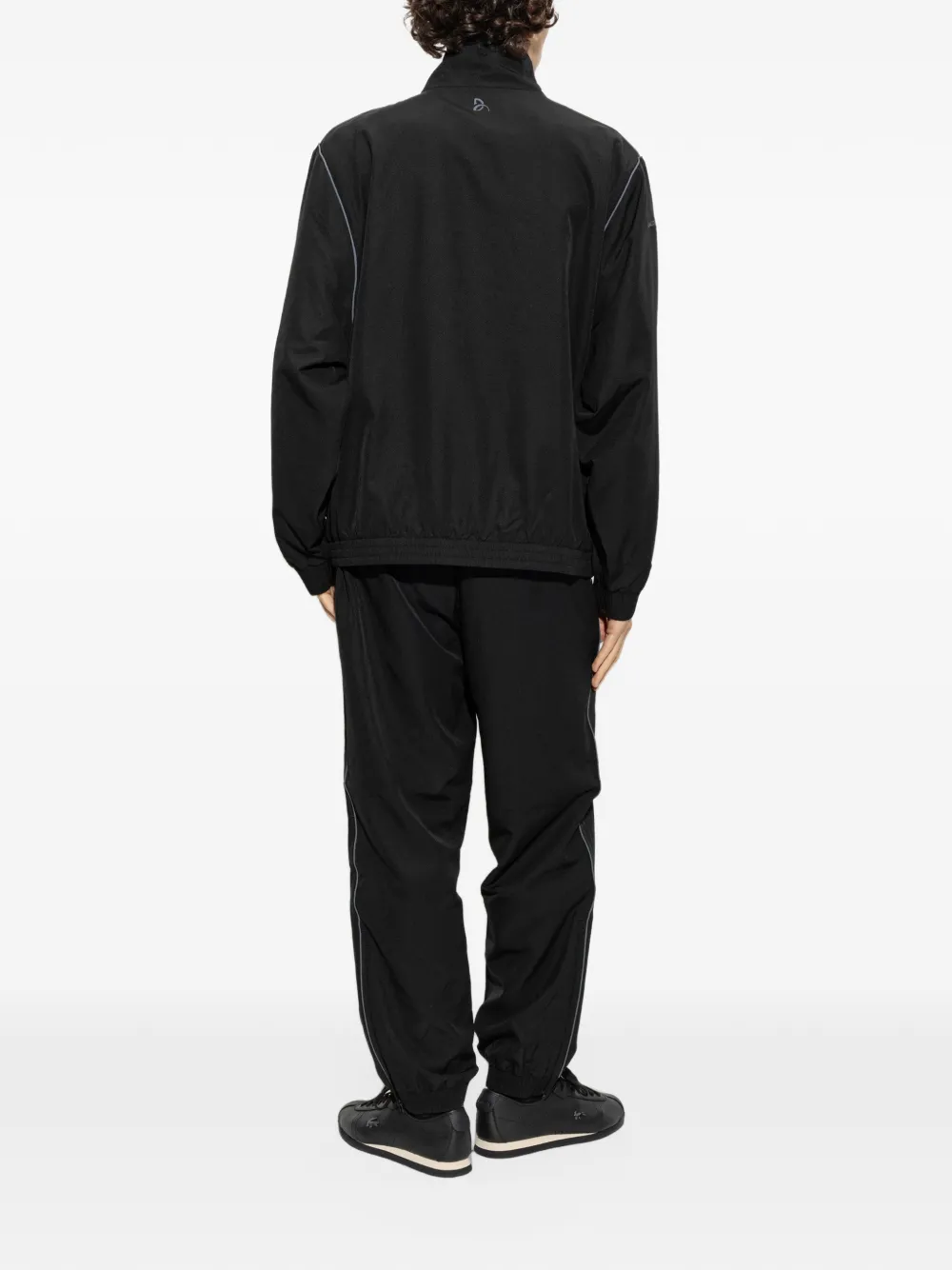Lacoste Trainingspak met logopatch Zwart