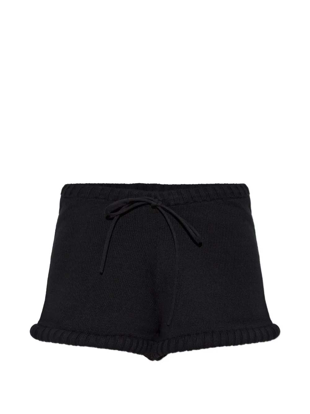 Posse Teo ribbed-trim shorts - Nero