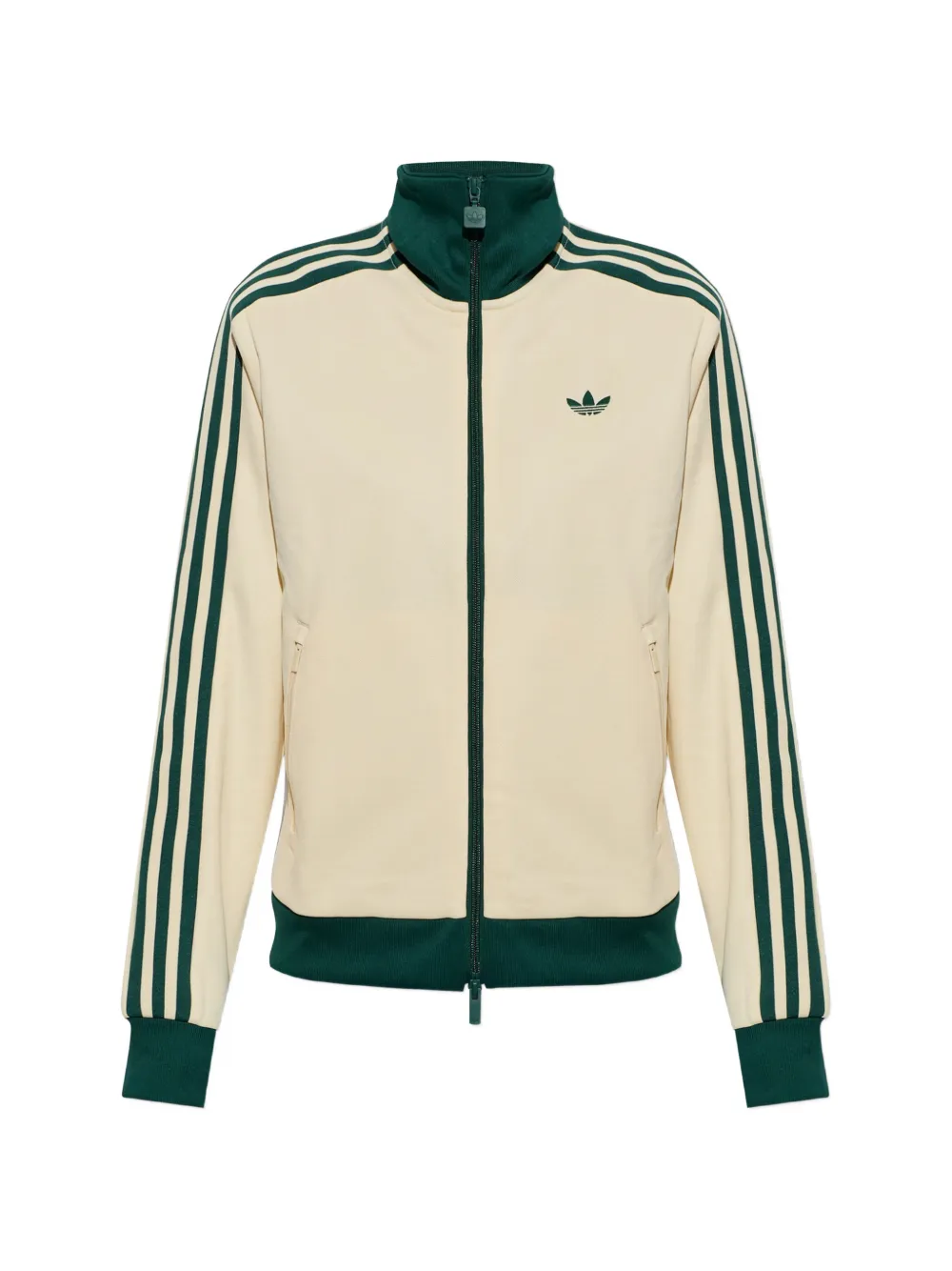 Adidas Sweater met geborduurd logo en kanten afwerking Zwart