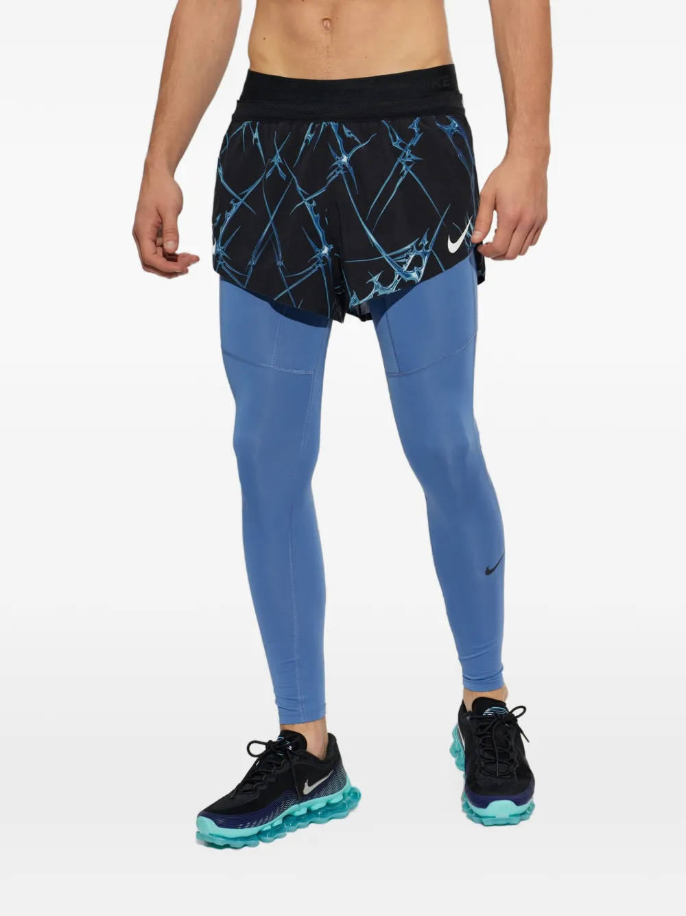Nike AeroSwift Dri-FIT ADV printed running shorts Zwart