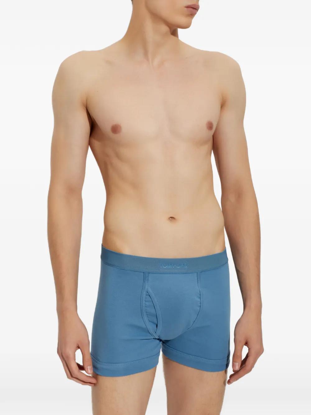 TOM FORD Boxershorts met logoband Blauw