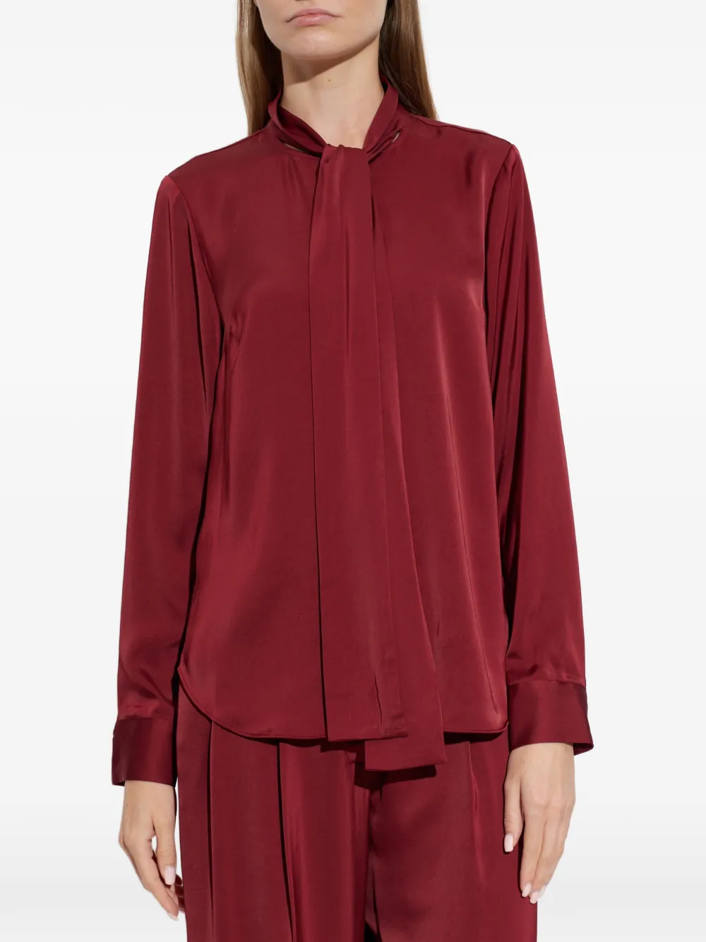 Michael Kors Overhemd met strik Rood