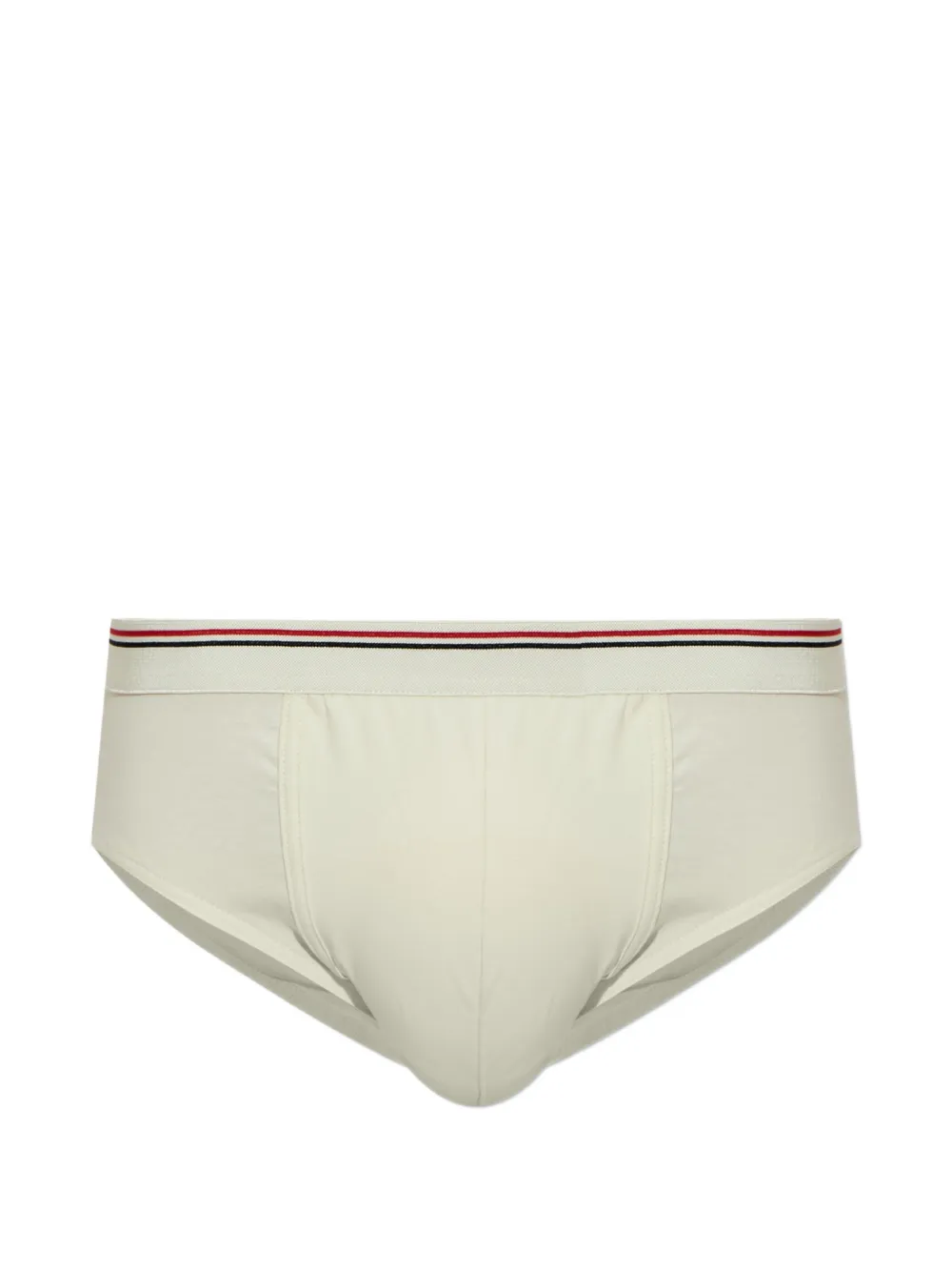 DSQUARED2 logo-print striped-waistband briefs Beige