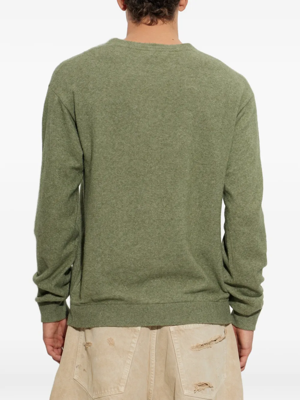 American Vintage Trui met ronde hals Groen
