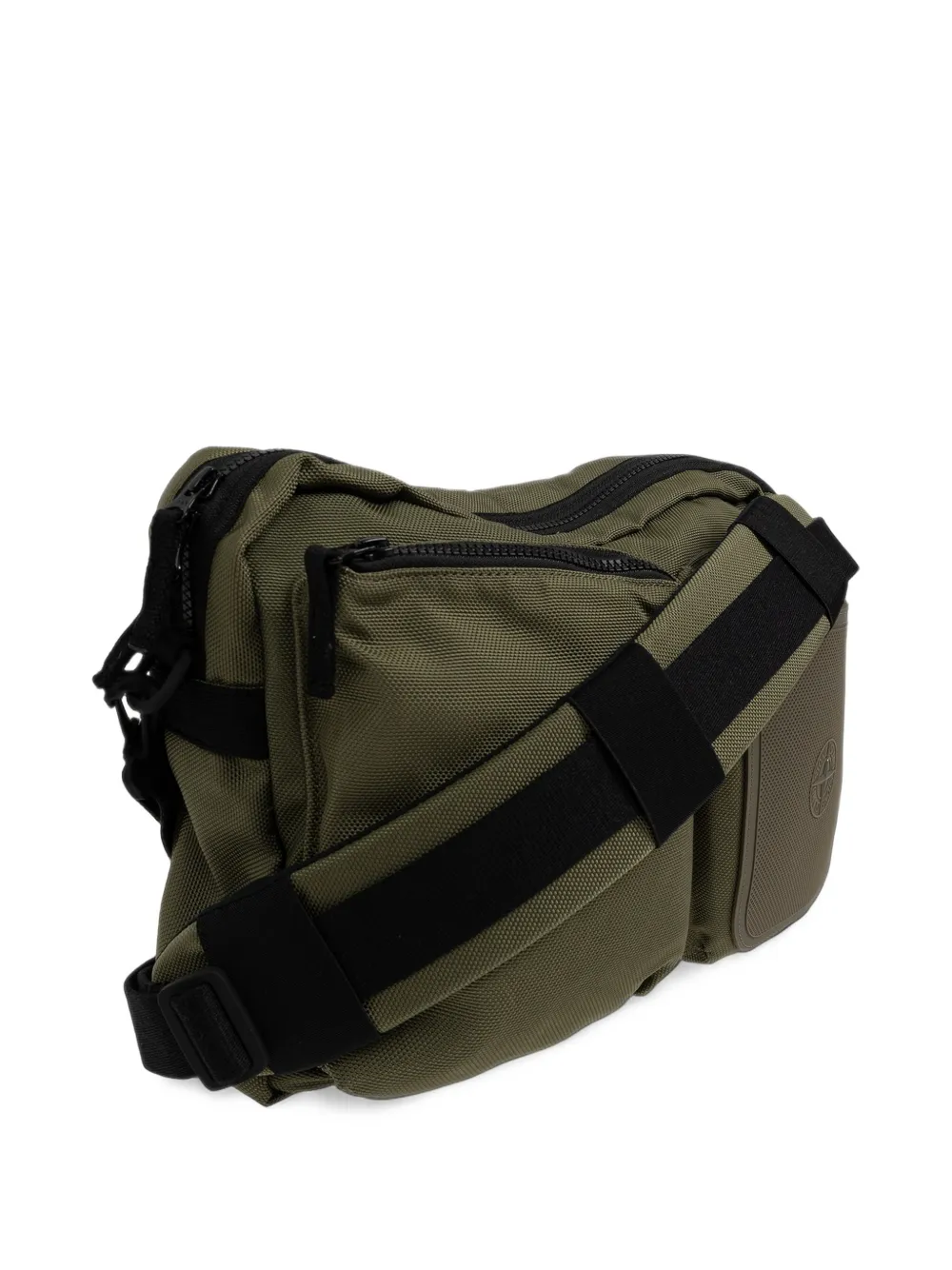 Stone Island 9200006 nylon Panama crossbodytas Groen