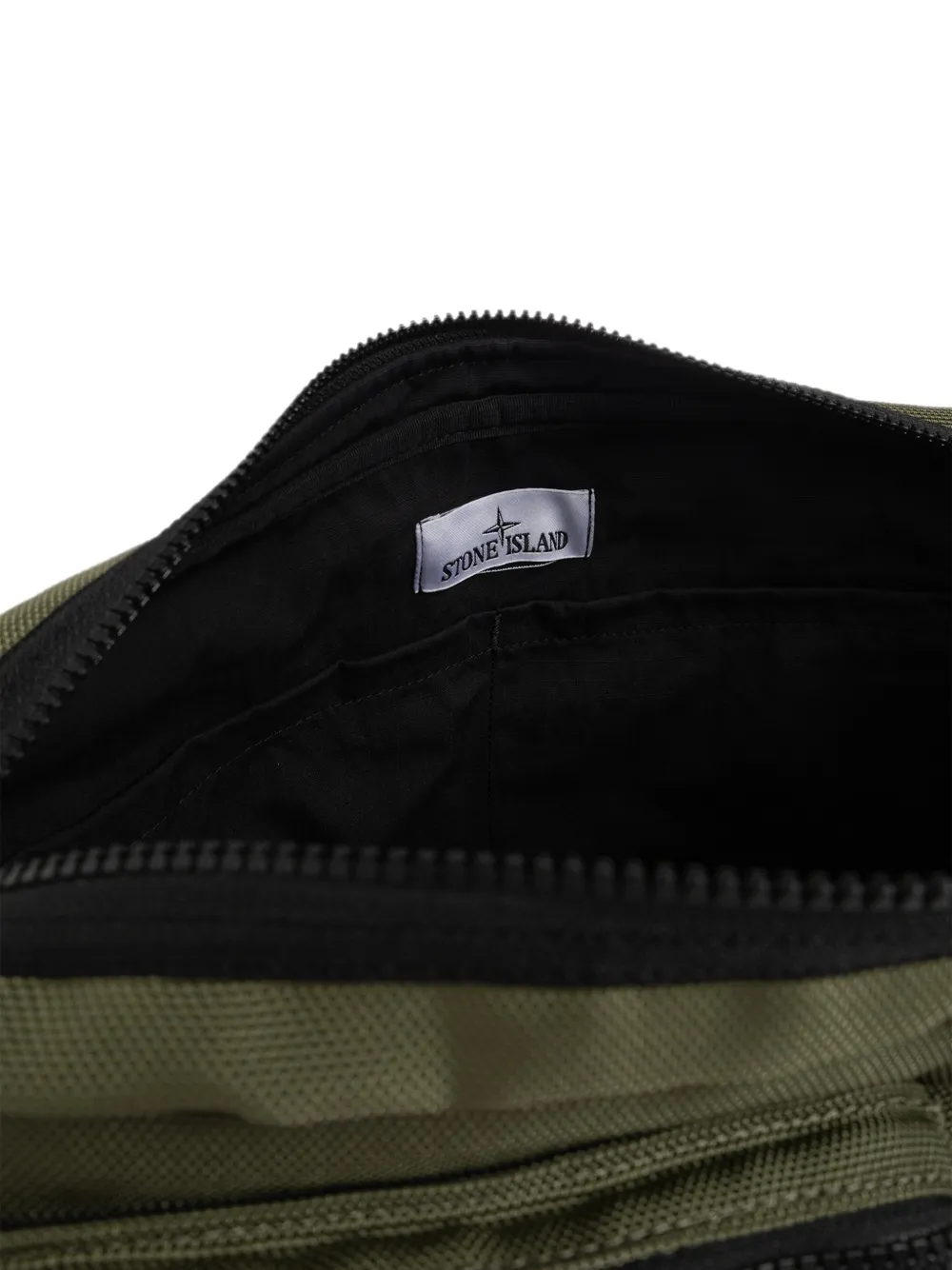 Stone Island 9200006 nylon Panama crossbodytas Groen