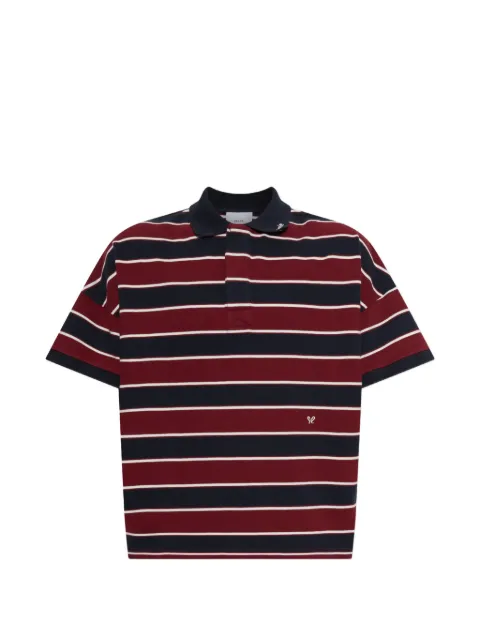 RHUDE Fontaine striped ss polo shirt
