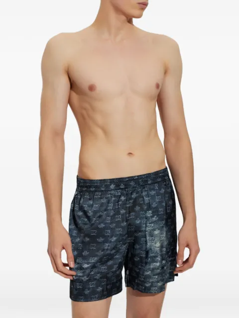 DSQUARED2 logo-print elasticated pyjama shorts