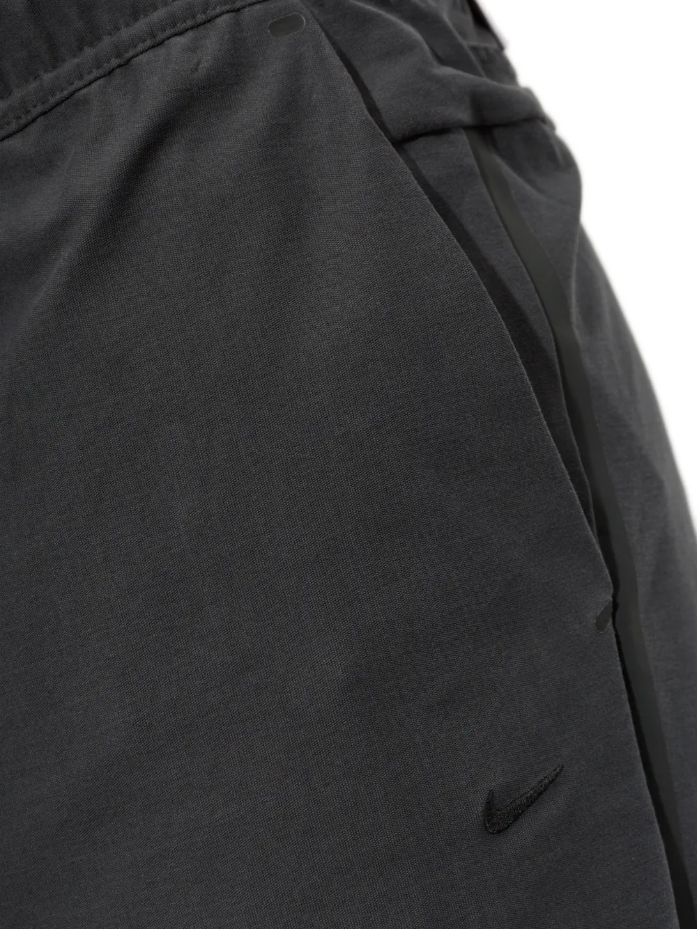 Nike drawstring-waist wide-leg trousers Grijs