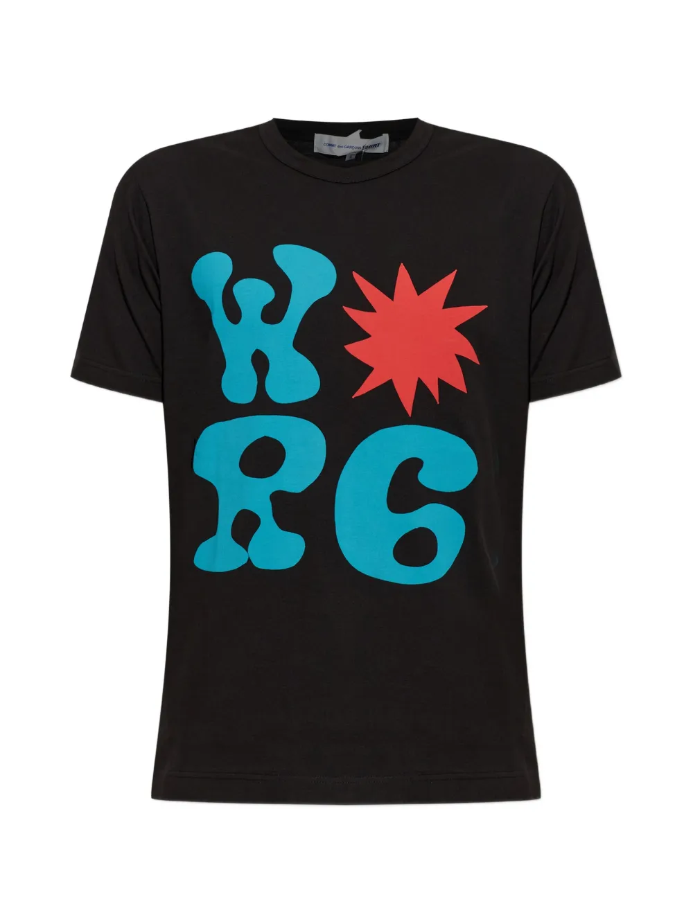 Comme Des Garçons T-Shirt mit grafischem Print - Schwarz