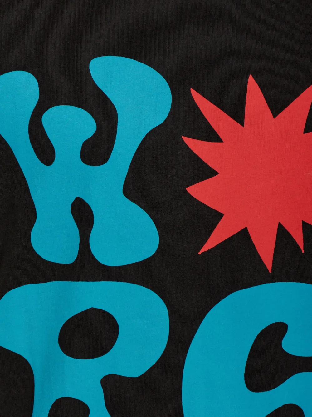 Comme Des Garçons T-shirt met grafische print Zwart