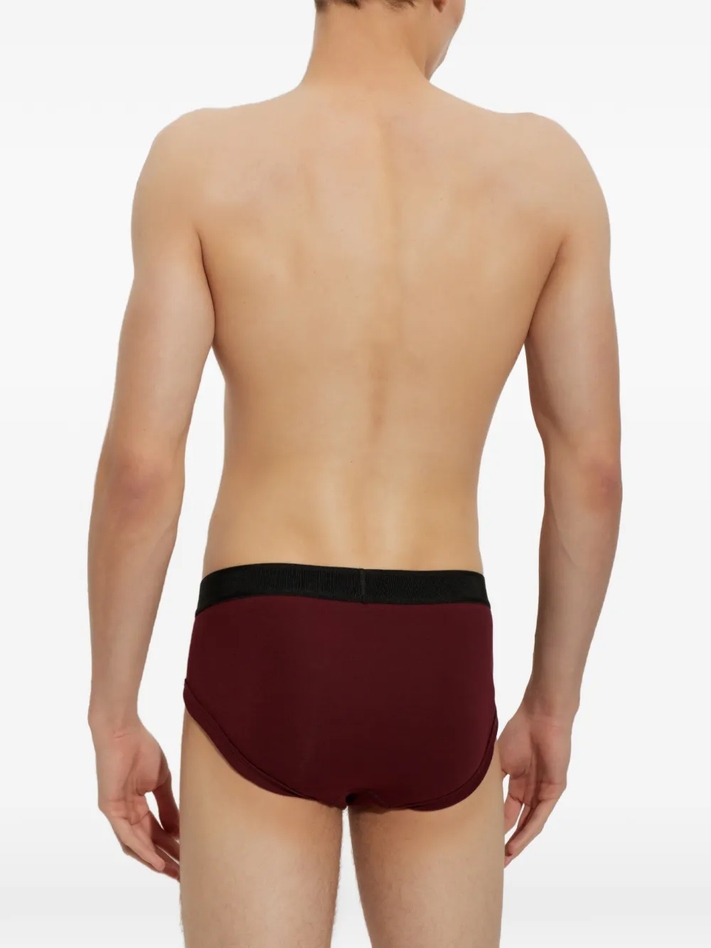 TOM FORD Twee slips met logoband Rood