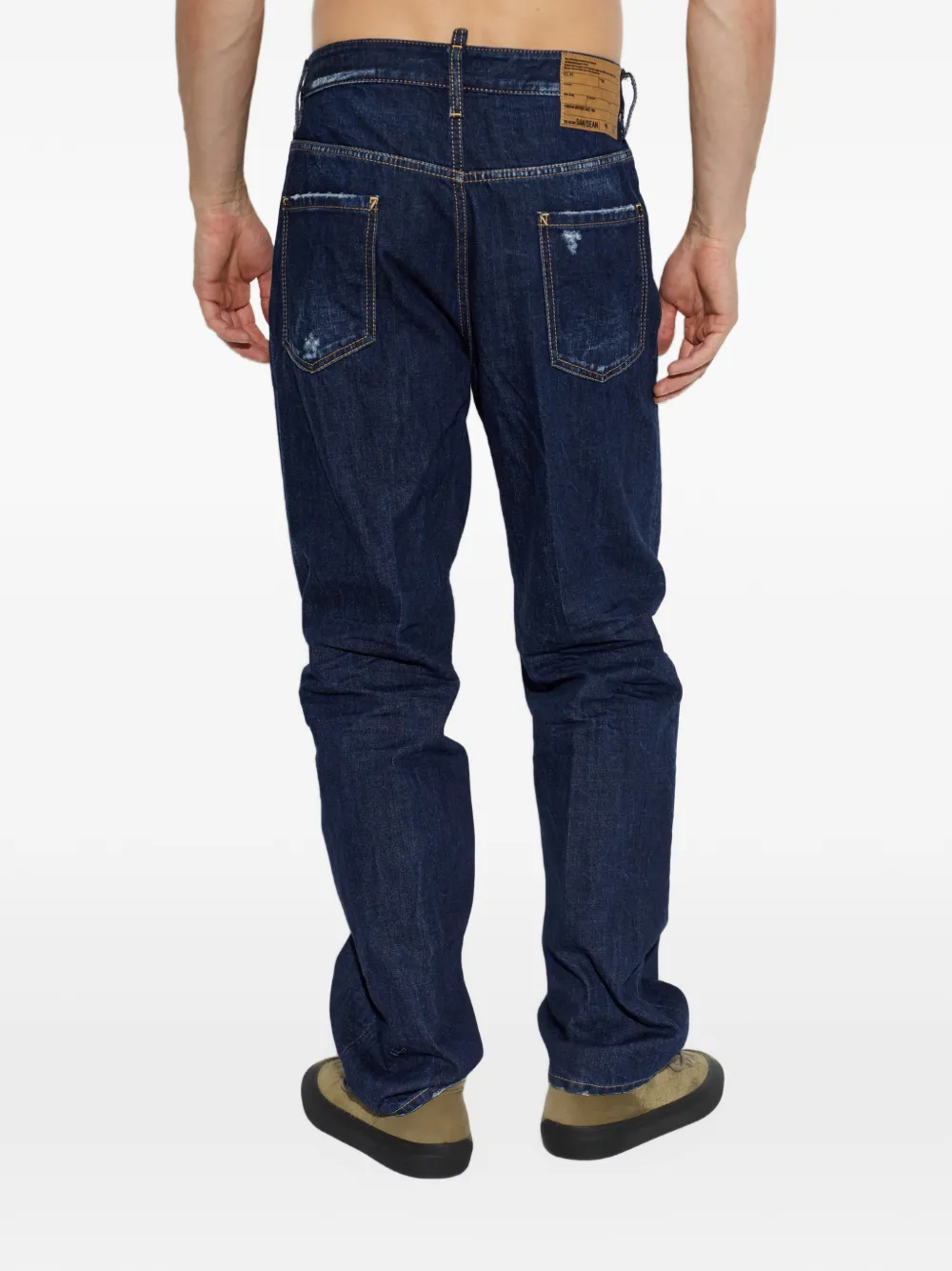 DSQUARED2 642 whiskered jeans Blauw