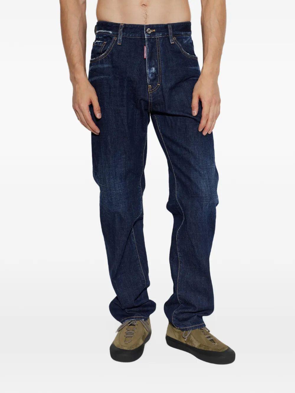 DSQUARED2 642 whiskered jeans Blauw