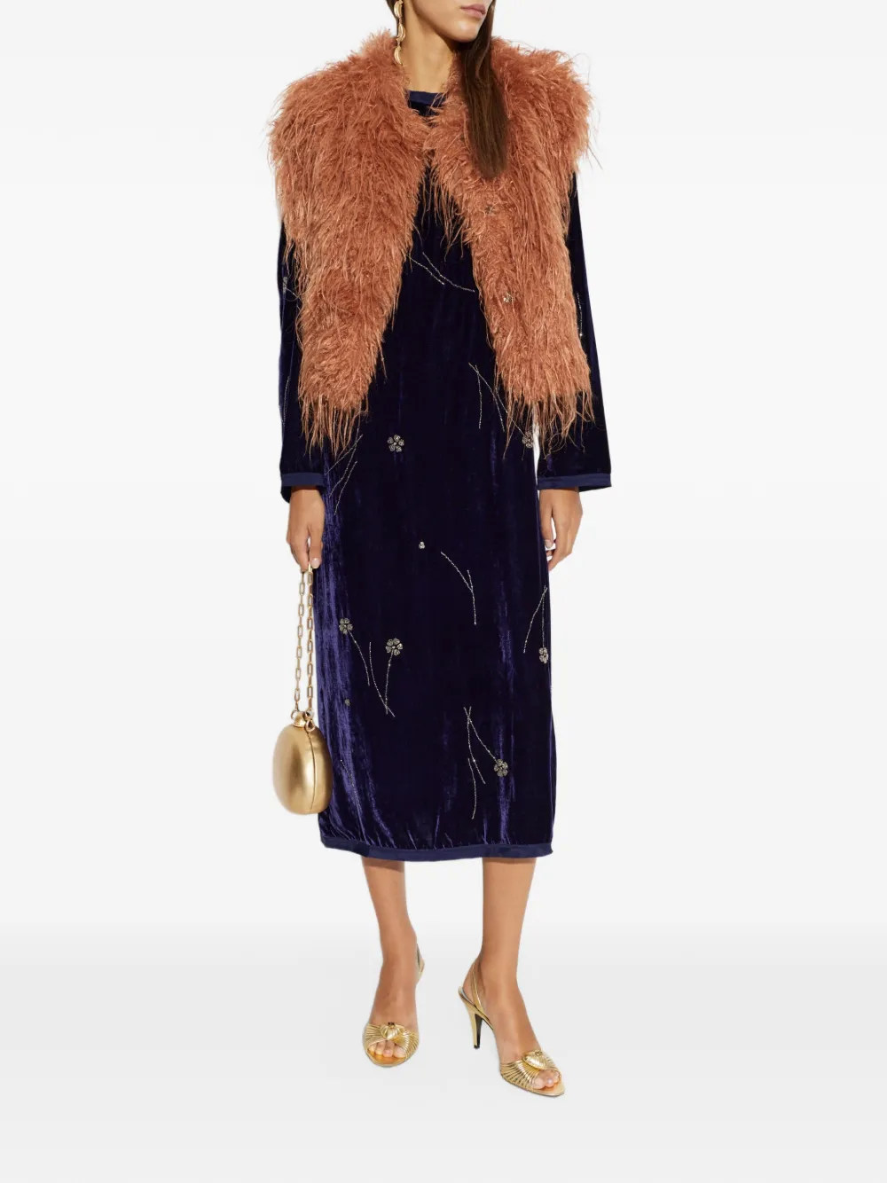 Forte faux-fur vest Bruin