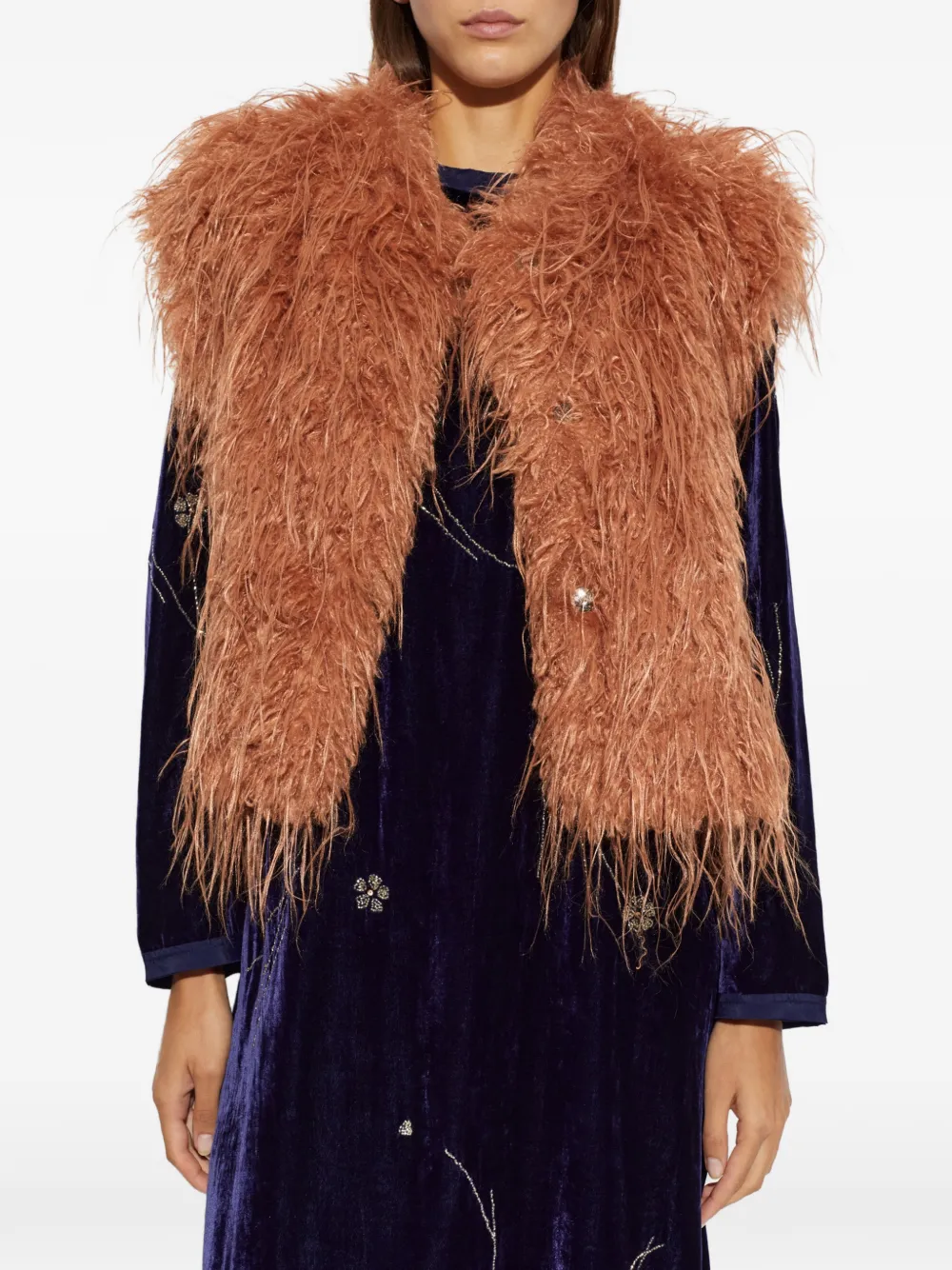 Forte faux-fur vest Bruin