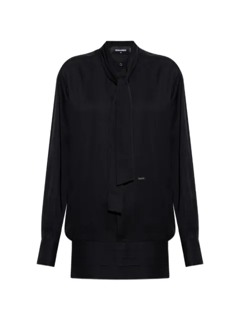 DSQUARED2 pussy-bow silk blouse