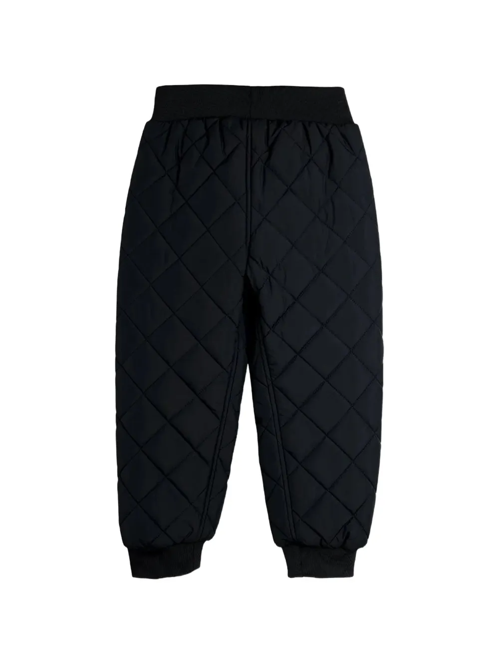 Mini Rodini ritzratz-patch quilted trousers Zwart