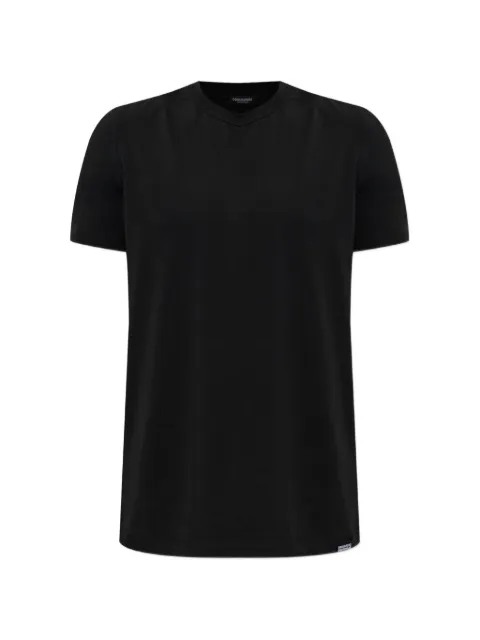 DSQUARED2 logo-print V-neck T-shirt
