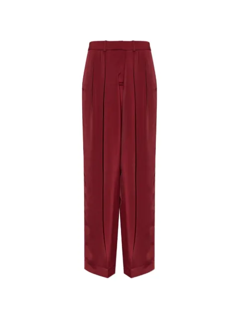 Michael Michael Kors satin pressed-crease trousers