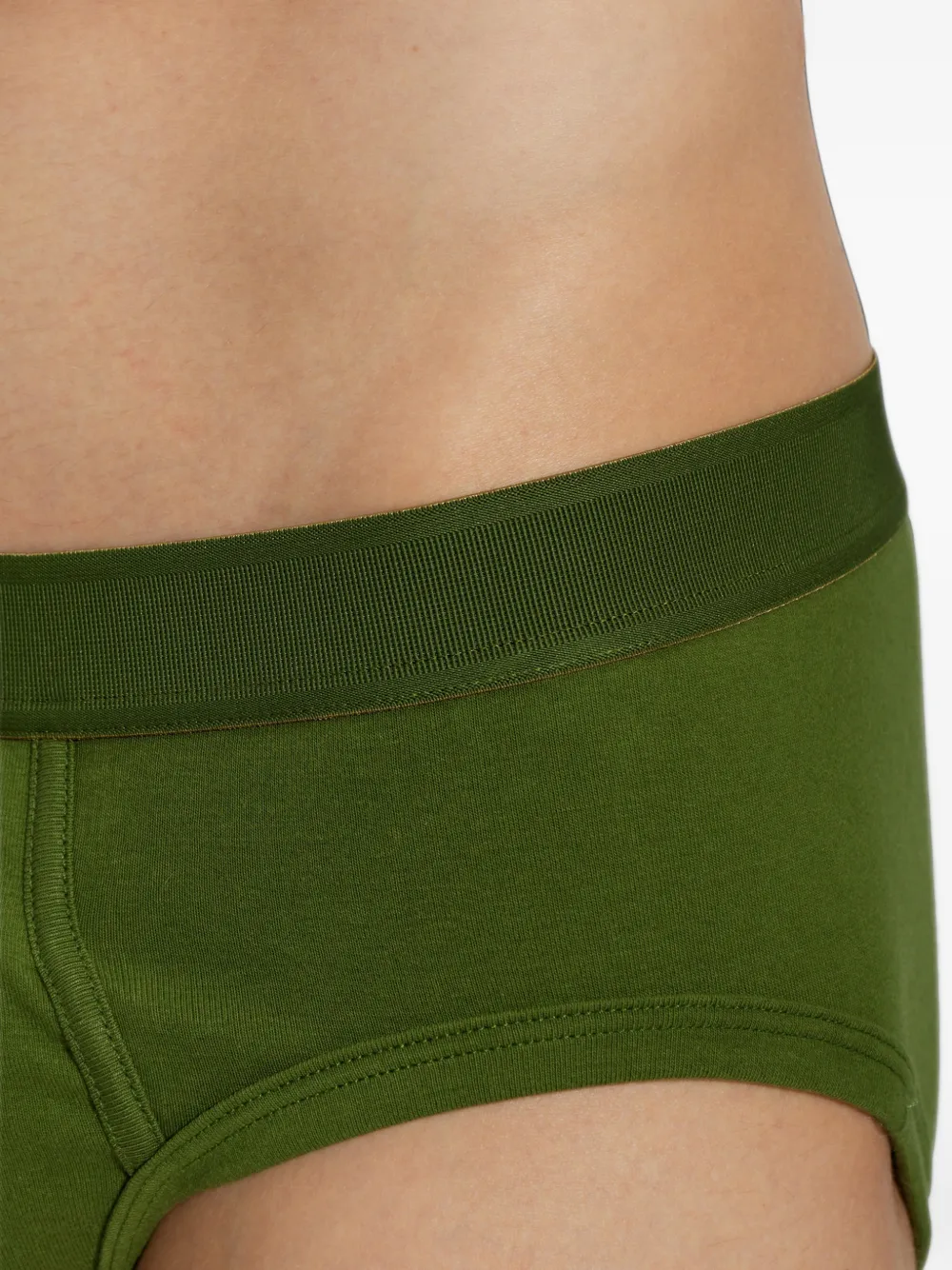 TOM FORD Slip met logoband Groen