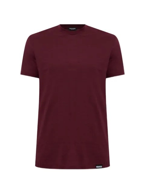 DSQUARED2 logo-patch crew-neck T-shirt