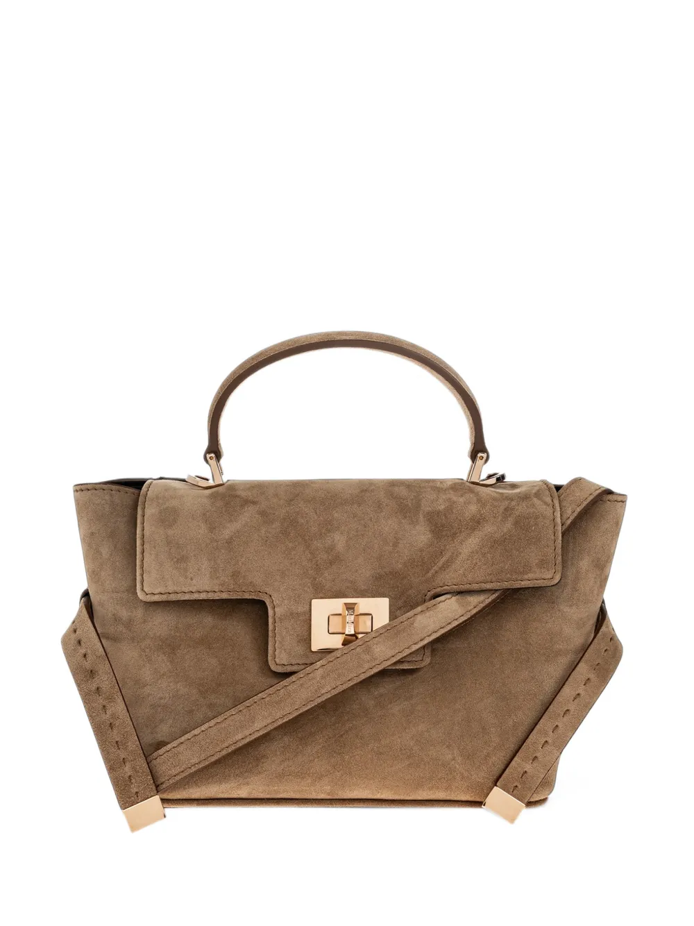 Max Mara extra-small suede handbag - beige - Toni neutri