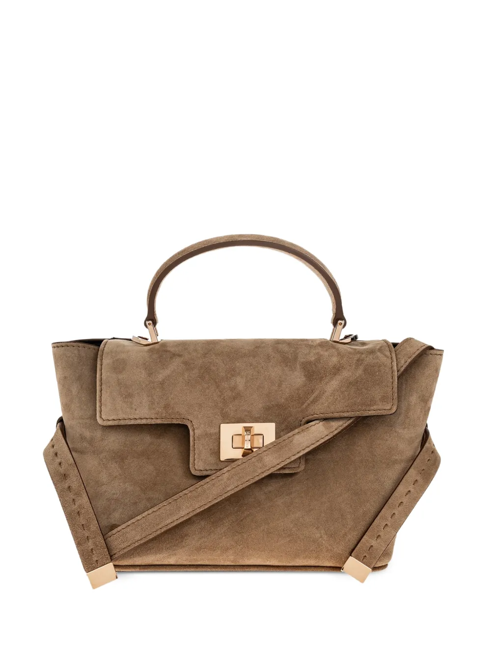 Max Mara extra-small suede handbag - beige - Toni neutri