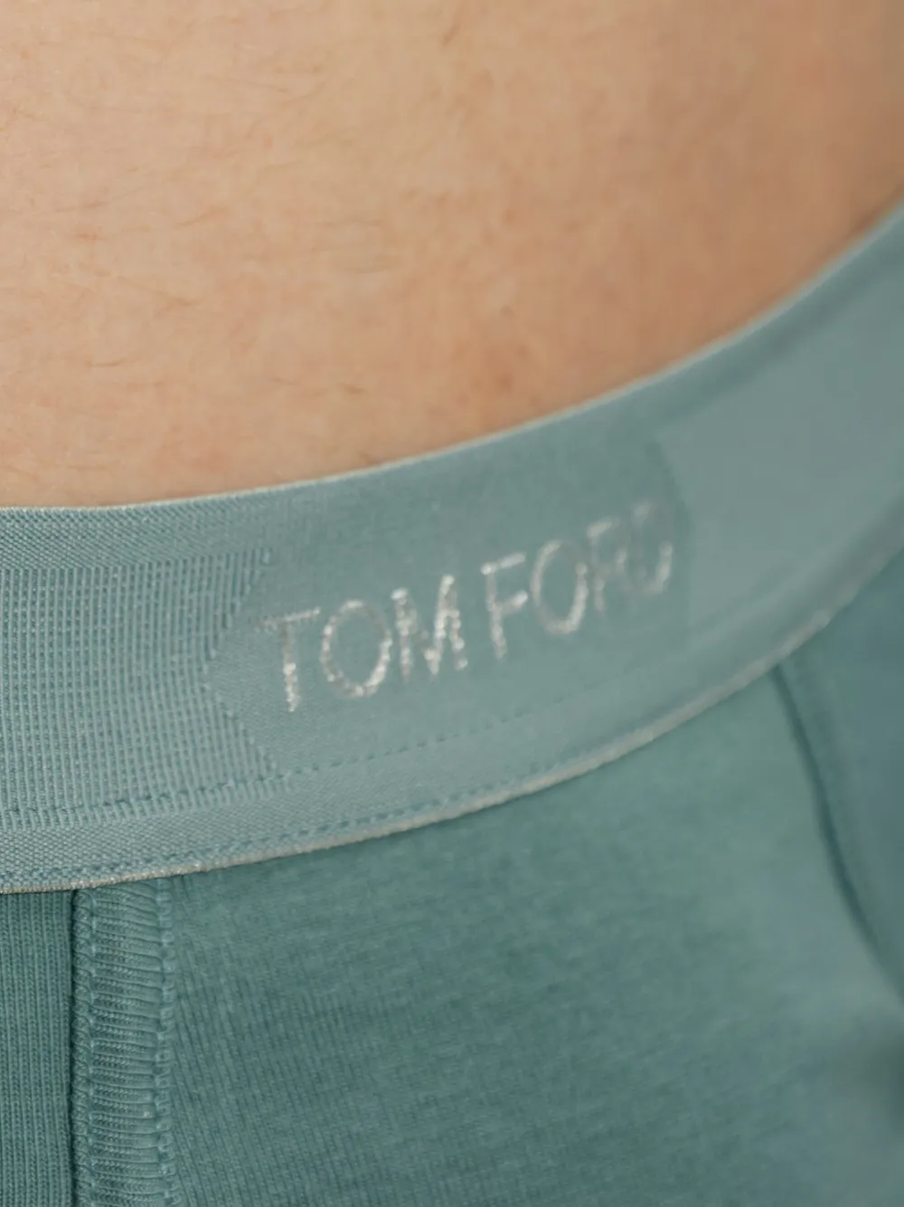 TOM FORD Slip met logoband Groen