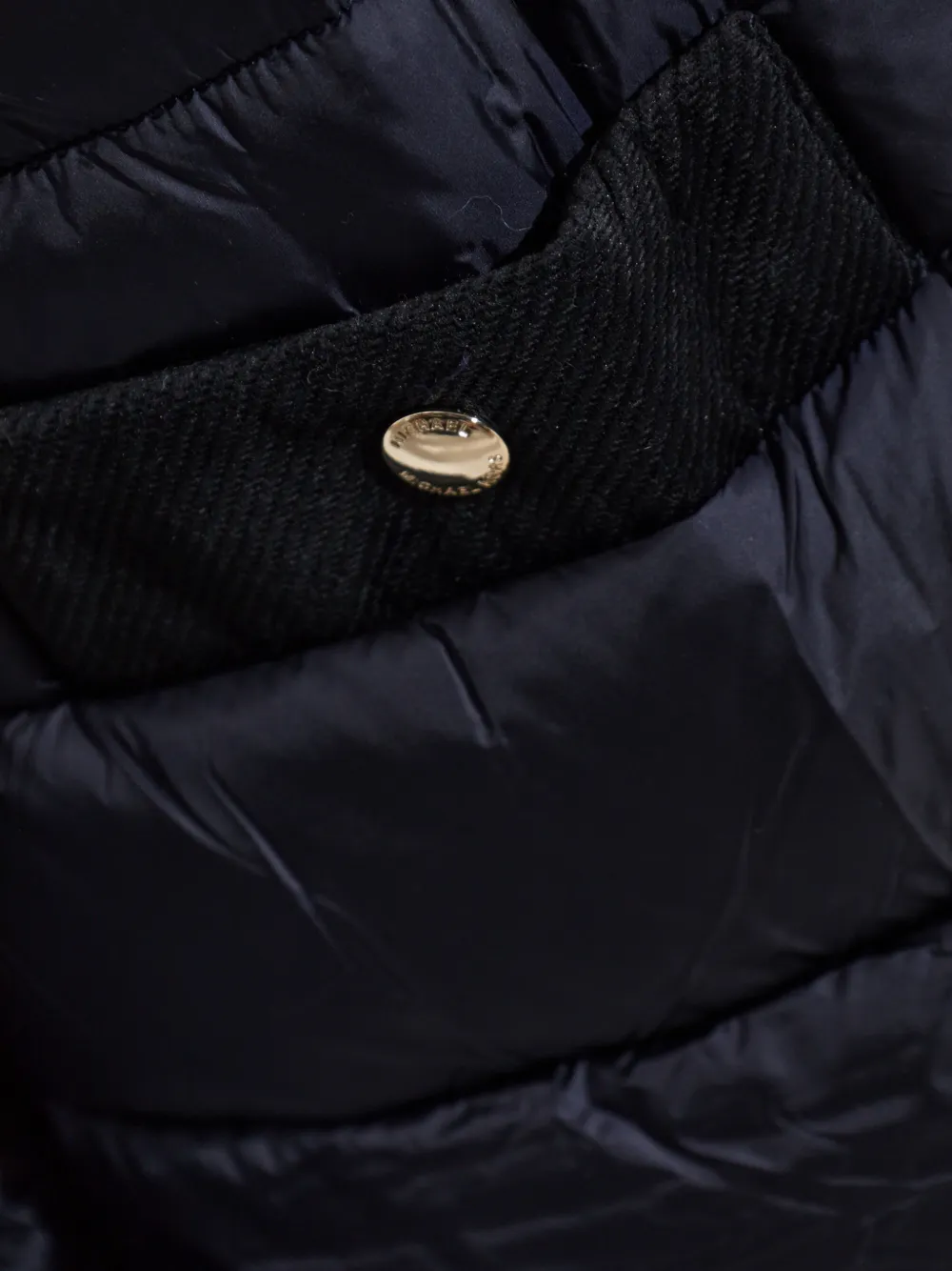 Michael Kors packable quilted nylon puffer jacket Blauw