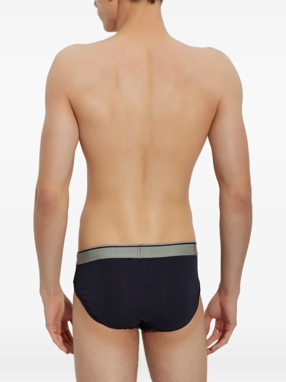 DSQUARED2 logo-waistband briefs Blauw
