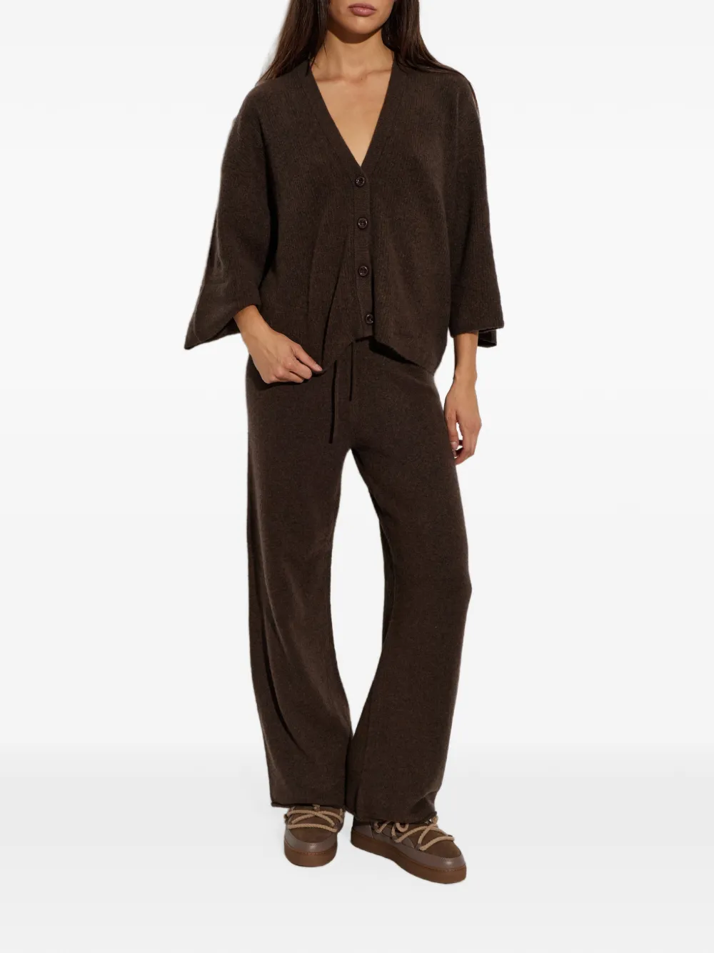 American Vintage Damsville broek met trekkoord Bruin