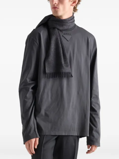 Prada long-sleeved cotton T-shirt