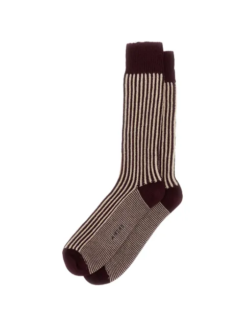 ANT45 Capri ribbed striped socks