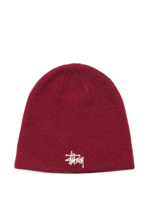 Stüssy Basic logo-embroidered beanie hat