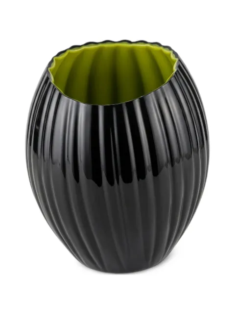 ROGASKA ribbed crystal vase