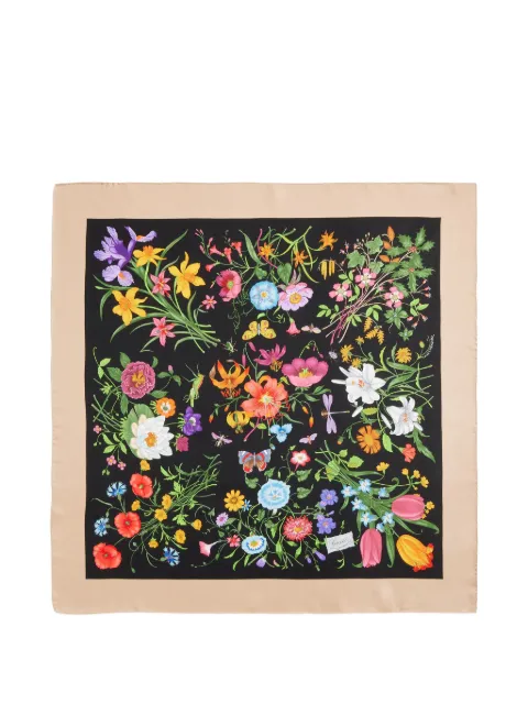 Gucci printed silk twill carré