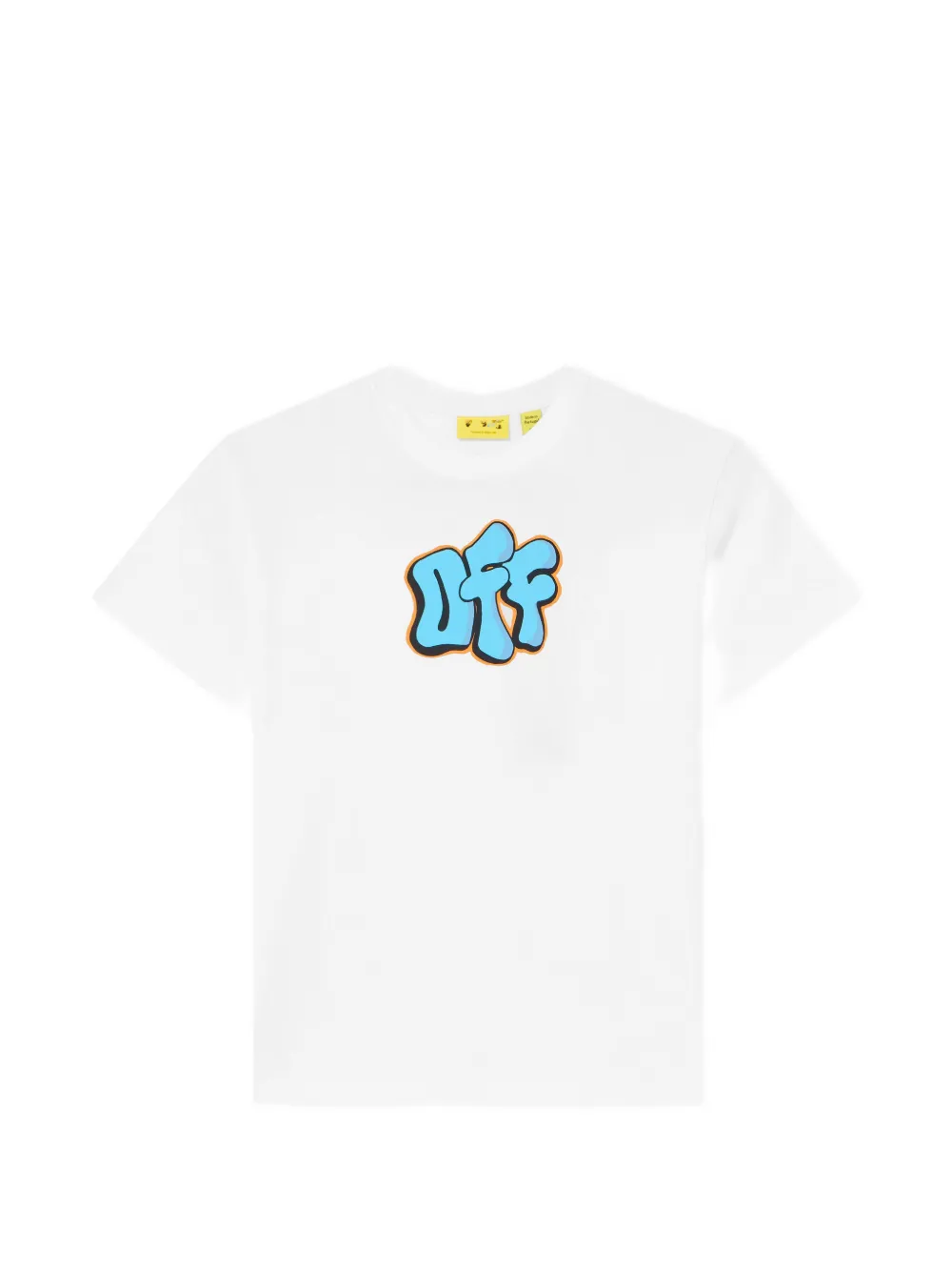 Off-White Kids graffiti-print T-shirt - Bianco