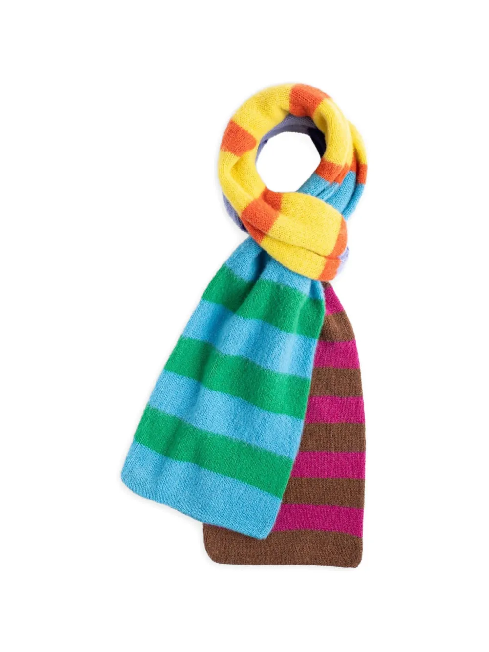 Howlin' Cosmic Surfin striped knitted scarf - Mehrfarbig