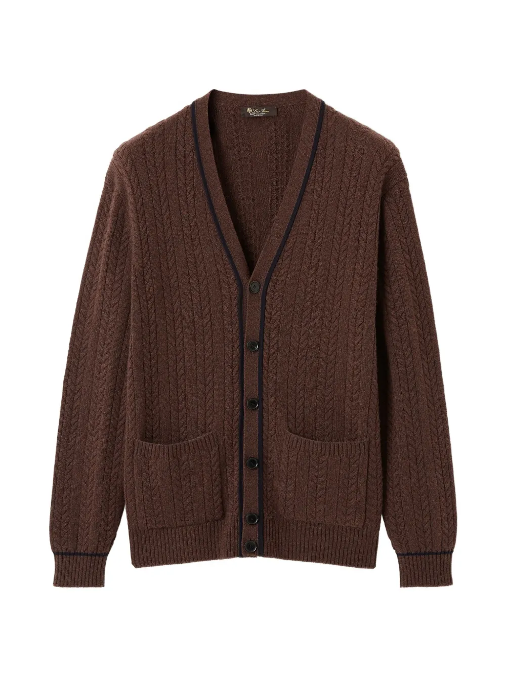Loro Piana cardigan Cypress - Marron