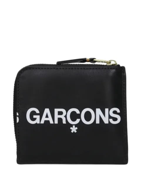Comme Des Garçons Play logo-print leather coin purse