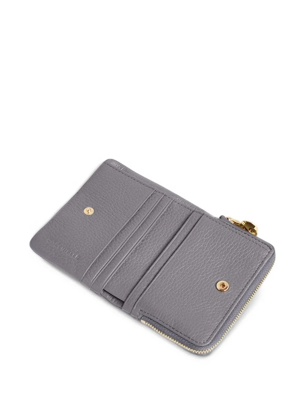 Coccinelle Medium C-Me portemonnee met textuur Grijs