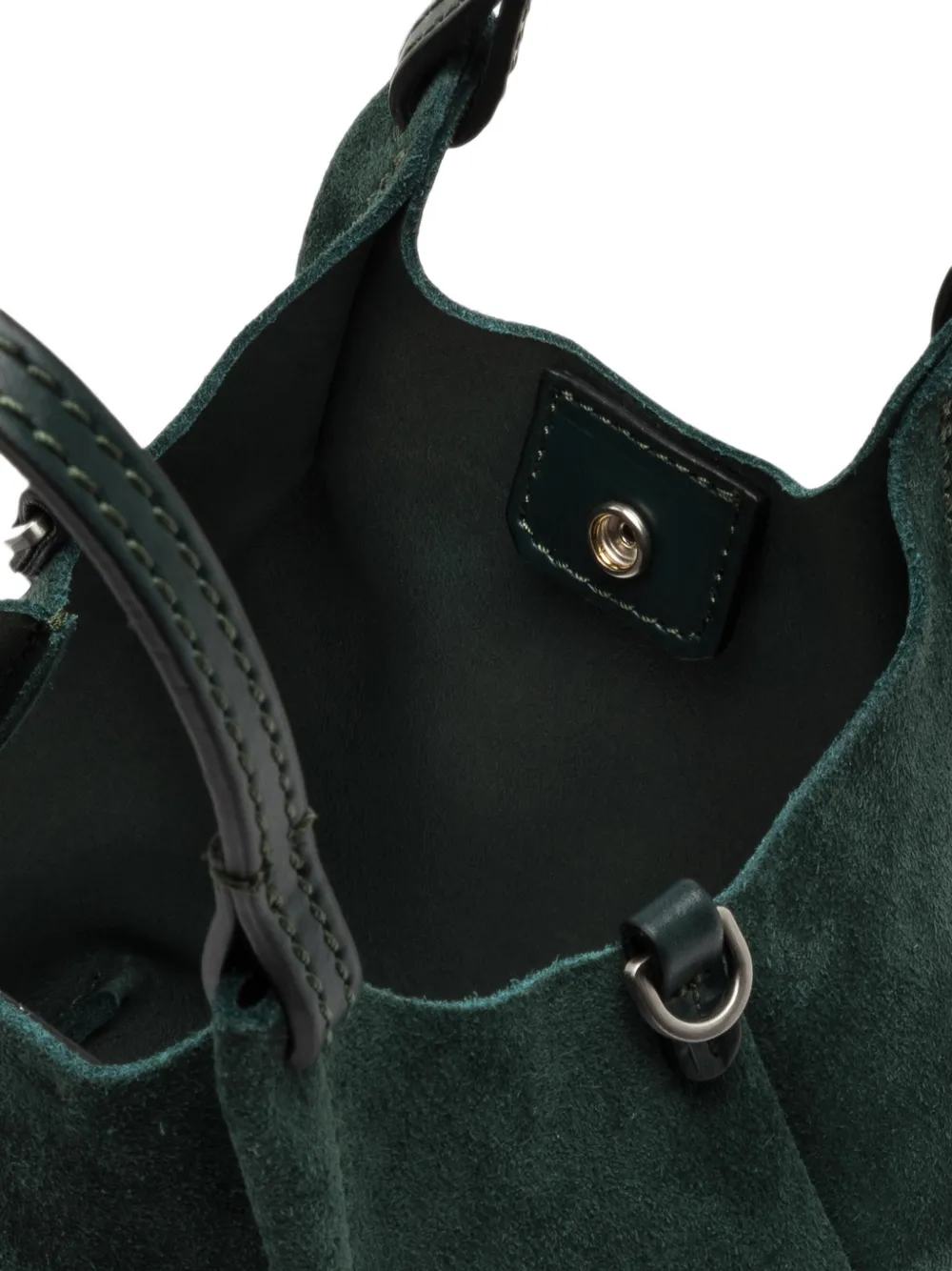 GIANNI CHIARINI Kleine Dua suède schoudertas Groen
